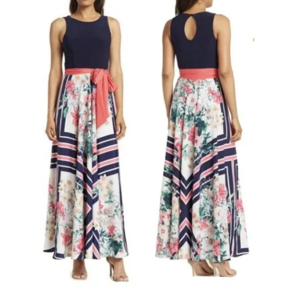Eliza J Floral Maxi Dress Size 6